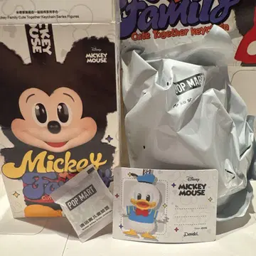 미키 패밀리 POPMART 도날드 새상품 봉제 인형 펜던트
