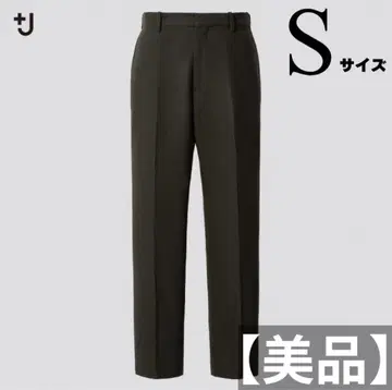 [ 새상품급 ] UNIQLO +J 울 블렌드 이지 팬츠 다크 그린 S