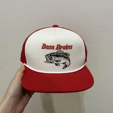 Brixton Bass Brains 캡 빨간색