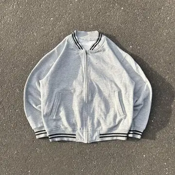 [ 구제 의류 ] 90s Hanes 그레이 집업 맨투맨 L
