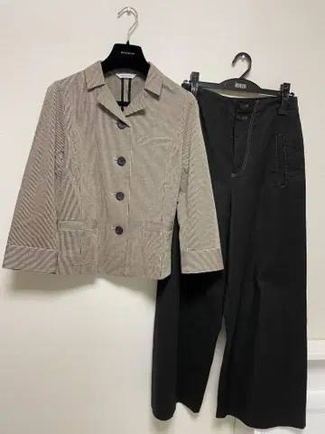 아페제 라무 자켓 + 팬츠 세트