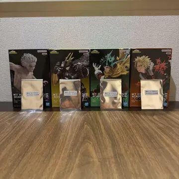 GiGO 한정 나의 히어로 아카데미아 피규어 4개 세트 & 랜덤 씰 포함