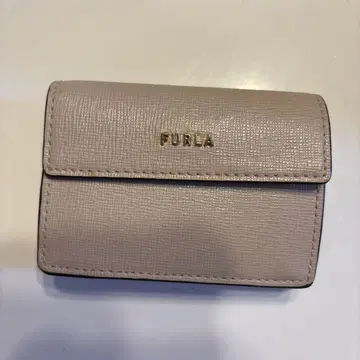 FURLA 베이지 3단 폴더형 지갑