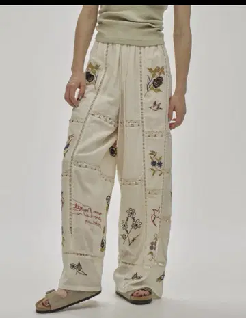 Todayful EmbroideryPatchwork Trousers 36