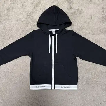 Calvin Klein 후드 부착 후드티 S 블랙