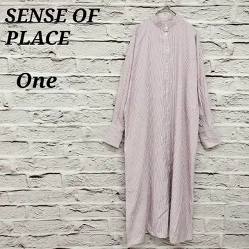 센스 오브 플레이스 바이 어반 리서치 [ One ] 긴팔 셔츠 롱 원피스