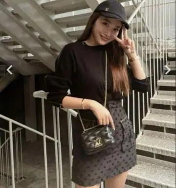 셰리에 도트 카고 스코트 BLACK