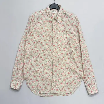 ENGINEERED GARMENTS 탭 칼라 셔츠 꽃무늬 면 미국제 S