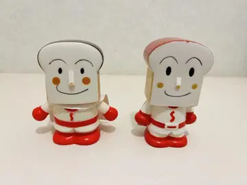 식빵맨 소프트 비닐 레트로 BANDAI 구 1992년 신 2004년