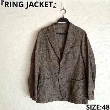 일본제 알파카 혼 RING JACKET 울 테일러드 자켓 48