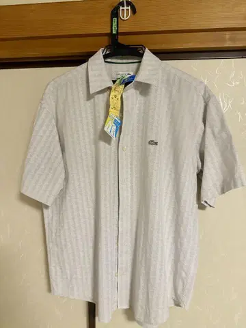 LACOSTE 모노그램 반팔 셔츠 라코스테
