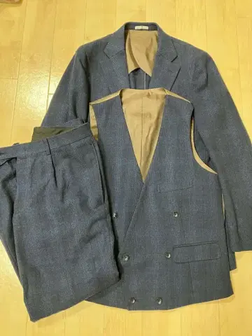 SUIT SELECT 더블 브레스트 수트 3 피스 A6