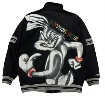 LOT29LUXE Looney Tunes 프린트 맨투맨 자켓