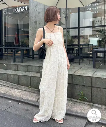 mystic 샤이니 플라워 살로펫 아이보리