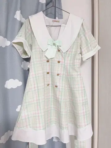 Amavel Juicy Check 원피스 민트
