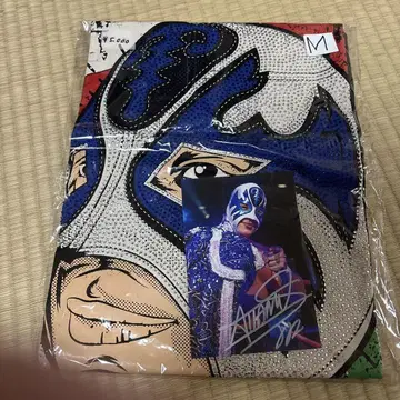 루차 리브레풍 그래픽 T셔츠 M 사이즈