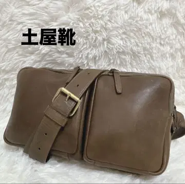 츠치야 가방 비클 트리 지퍼 바디백 브라운 남성용