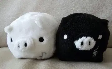 모노크로부 봉제 인형 2개 세트