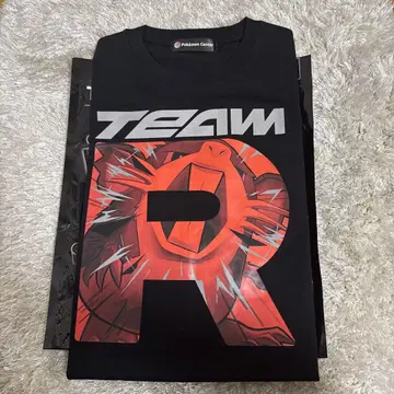 포켓몬 Team rocket 로켓단 티셔츠 라타 M 사이즈