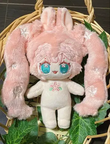 목화 인형 무속성 10cm 봉제 인형