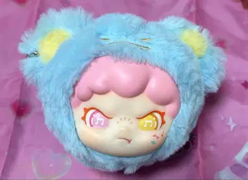 DORA 곰 스카이블루 봉제 인형