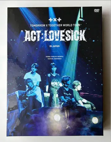TXT ACT: LOVE SICK IN JAPAN DVD 초회 한정판