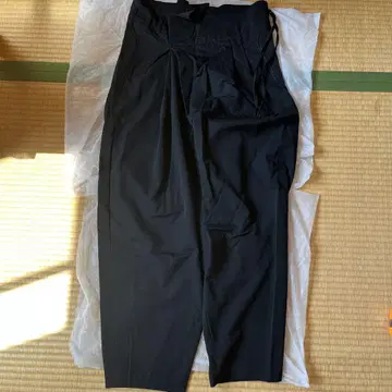 BED J.W FORD 18ss 랩 팬츠 블랙 S