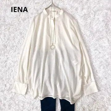 IENA 성숙/러블리 시어 돌먼 슬리브 블라우스