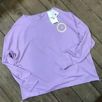 ROXY 라벤더 긴팔 T셔츠 L 래쉬가드
