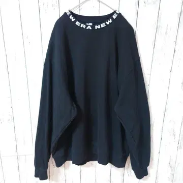 뉴에라 NEW ERA 맨투맨 넥 로고 3L 블랙 자수 로고 남성용