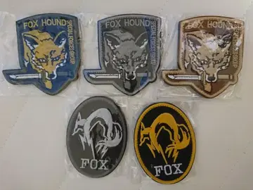 메탈기어 솔리드 FOX HOUND 와펜 5종 세트