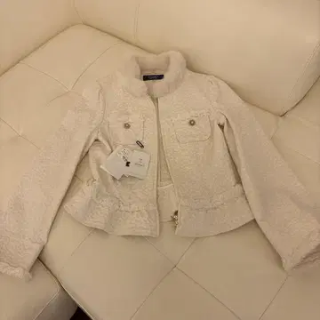 M's gracy 인조 모피 부착 자켓