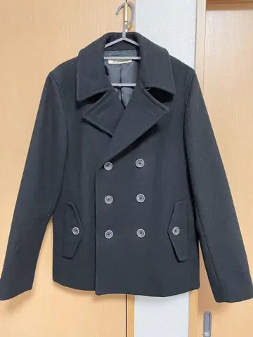 저널 스탠다드 피 코트 하프 코트 블랙