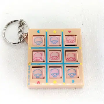 당시물 키키라라 그림 맞추기 퍼즐 키링 레트로 리틀트윈스타