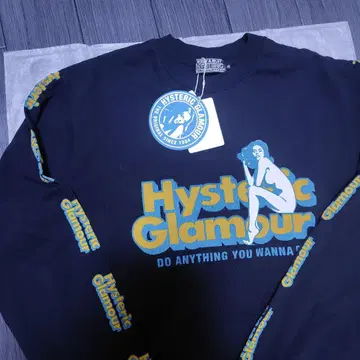 Hysteric Glamour 롱 슬리브 T셔츠 M 블랙
