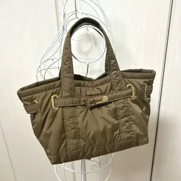 시타 파란티카 나일론 미니 토트백 베이지 카키
