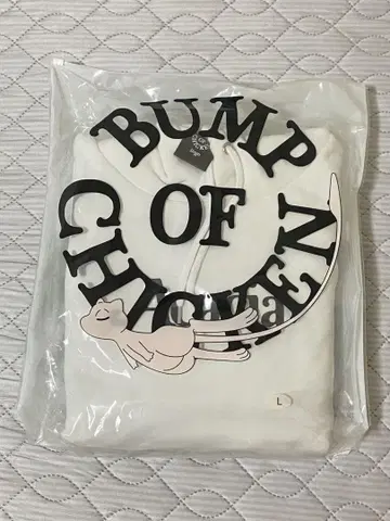 BUMP OF CHICKEN Acacia 화이트 후드티 L 사이즈