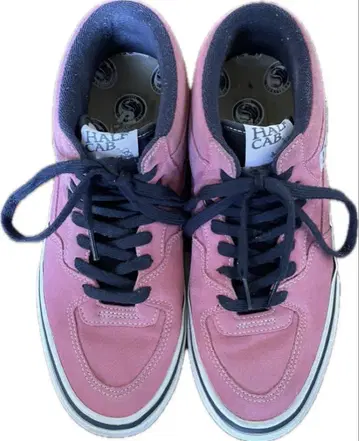 Vans 하프캡 핑크 하이컷 스니커즈