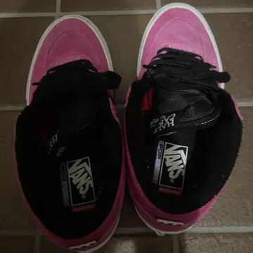 Vans 하프캡 핑크 하이컷 스니커즈