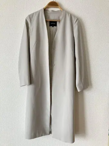 untitled 라이트 그레이 롱 코트