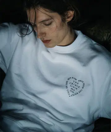 CRIMIE BLACK HEART LOGO CREW SWEAT