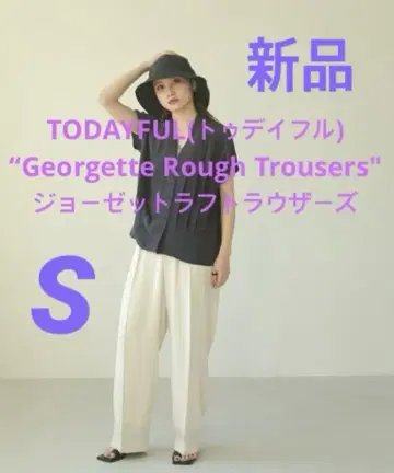 택 포함 새상품 TODAYFUL(투데이풀) 조젯 라프 트라우저
