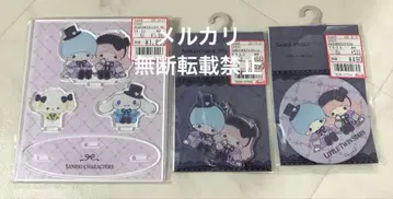 산리오 리틀트윈스타 키키라라 아크릴 스탠드 캔뱃지