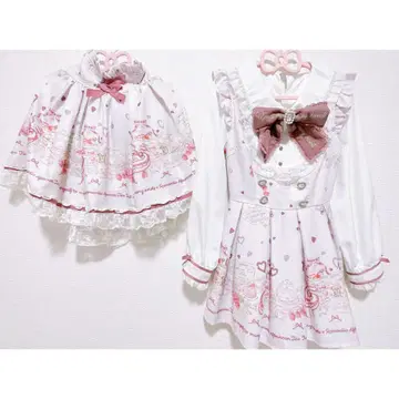 LIZLISA ManyHearts Afternoontea 패턴 셋업