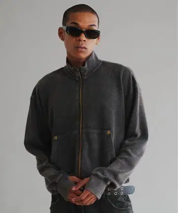 ANDER HUNK 오버다이 집업 써멀 풀오버 y2k