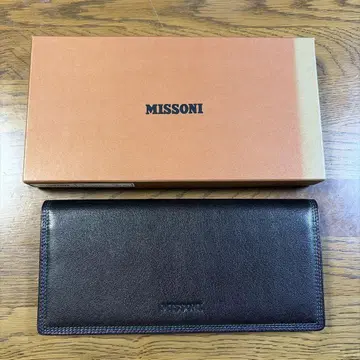 MISSONI 블랙 가죽 장지갑