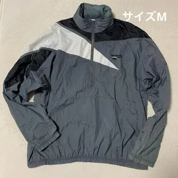 90s 리복 벡터 아노락 자켓 나일론 풀오버 페이드