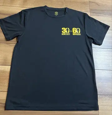 [ 한정판 ] 골드짐 30주년 기념 T셔츠 블랙 사이즈 XL