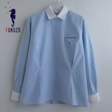 요코하마 모토마치 FUKUZO 후쿠조 양품점 스트라이프 셔츠