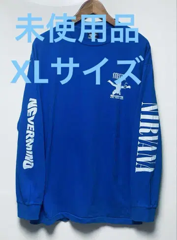 미사용품 NIRVANA NEVERMIND L/S TEE USA제